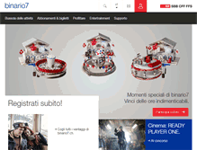 Tablet Screenshot of binario7.ch